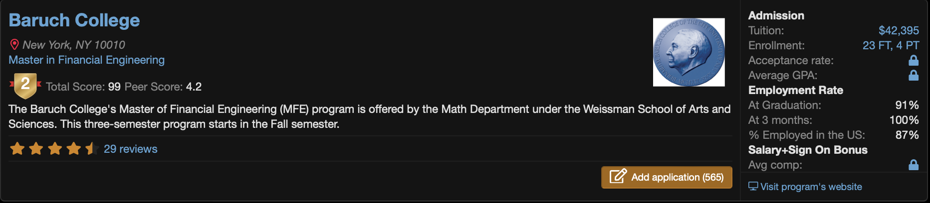 2025 QuantNet排名重磅出炉！普林斯顿成为No.1，MIT&佐治亚理工进入TOP10！(图8)